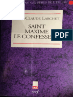 Copie de Saint Maxime Le Confesseur Jean Claude Larchet