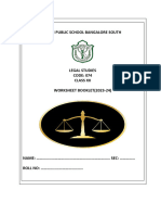 Legal Studies Class 12 Booklet