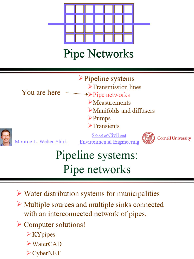 Pipe Network Analysis Guide | PDF | Valve | Discharge (Hydrology)