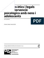 Etica en La Intervenció Psicològica Amb Infants I Adolescents