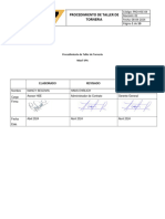 Procedimiento de Taller de Torneria