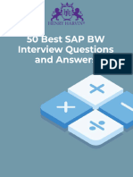 Best Sap BW Interview Questions and Answers