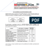 Acta de Resultados