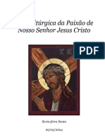 AÇAO LITURGÍCA DA PAIXÃO DO SENHOR 2024