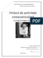 Proiect extracurricular