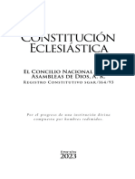 Constitucion Eclesiastica Edición 2023.-1