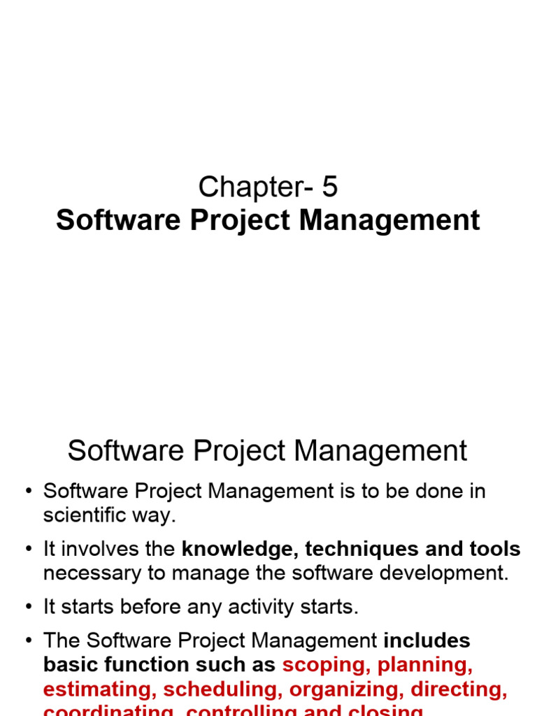 Software Project Management Essentials | PDF | Project Management ...