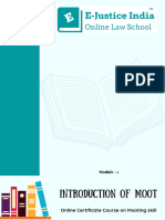 Module 1 - Certificate Course on Mooting Skills