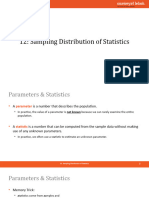 12 - Sampling Distribution of Statistics