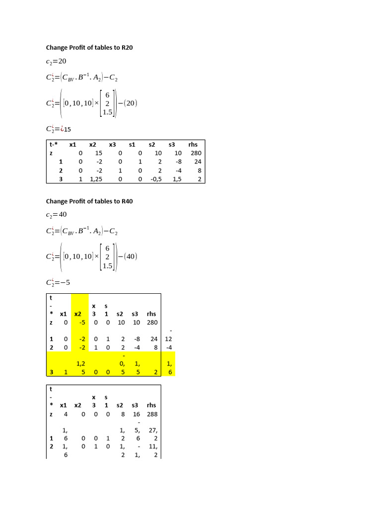 Sensitivity Analyisis - Part 1 | PDF