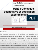 Génétique Quantitative M1 BPO