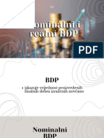 Nominalni I Realni BDP