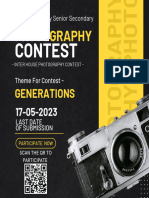 Photography Contest Rules