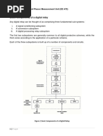 Class Notes - Components of Numerical Relay & Anti-Aliasing Filter