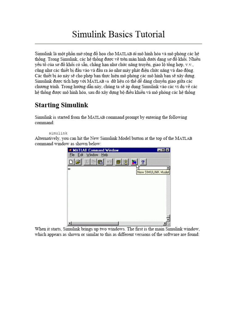 Simulink Basics Tutorial | PDF