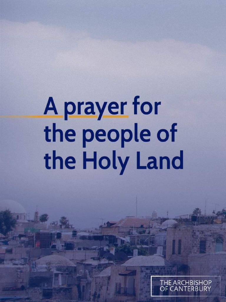 Prayer_for_the_Holy_Land | PDF