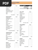 Budget Tracker