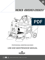 Use and Maintenance Comac Cs700 Cs800 2021 Sweeper