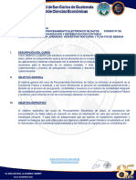 Programa de Curso de Procedimiento de Datos 2024