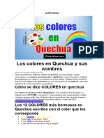 Colores en Quechua