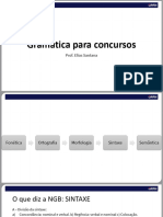 Gramática para Concursos: Prof. Elias Santana