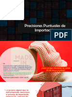 Precisiones Puntuales de Importacion