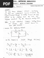 BEC304 - Network Analysis - MODULE-2 - NOTES