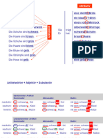 GR, WS, S Kleidung, Adjektivdeklination, MR