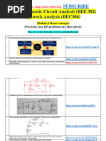 ECA (BEE 302) & NA (BEC304) - Module-1