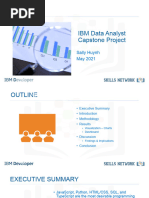 IBM Data Analyst Capstone Project