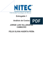 Entregable 1 Analisis de Costos Jorge Luis Villanueva Camacho