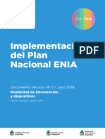 Implementacion Del Plan Nacional Enia