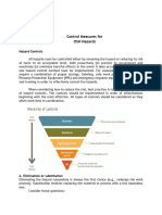 Control Measures and Occupational Health