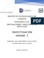 INVESTIGACION INSTALACIONES ESPECIALES