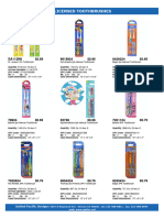 LICENSED TOOTHBRUSHES