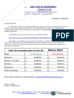 73 - Comunicacion de Arancles Marzo 2024