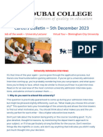 Careers Bulletin 5th December 2023