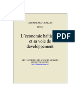 Economie Haitienne Et Sa Voie de Developpement
