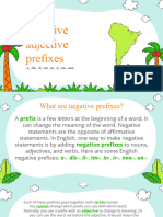 Negative adjective prefixes