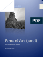 Forms of Verb