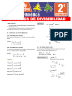 Criterios de Divisibilidad Para Segundo Grado de Secundaria