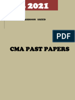 Cma Updated Past Papers