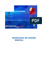 Manual METAPATHIA GR HUNTER