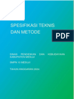 SPESIFIKASI DAN METODE SMP N 10 Fix