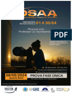 Cartaz Oficial OSAA 2024