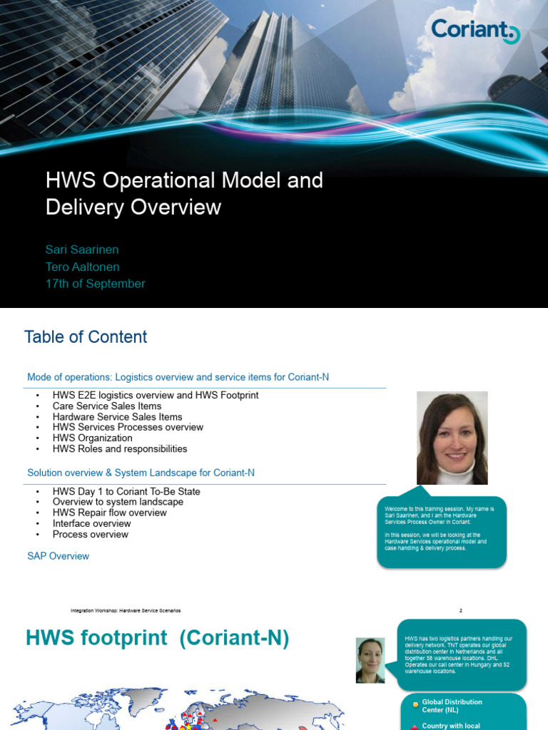HWS Overview Process 17.9.2014-Template | PDF | Logistics | Customer ...