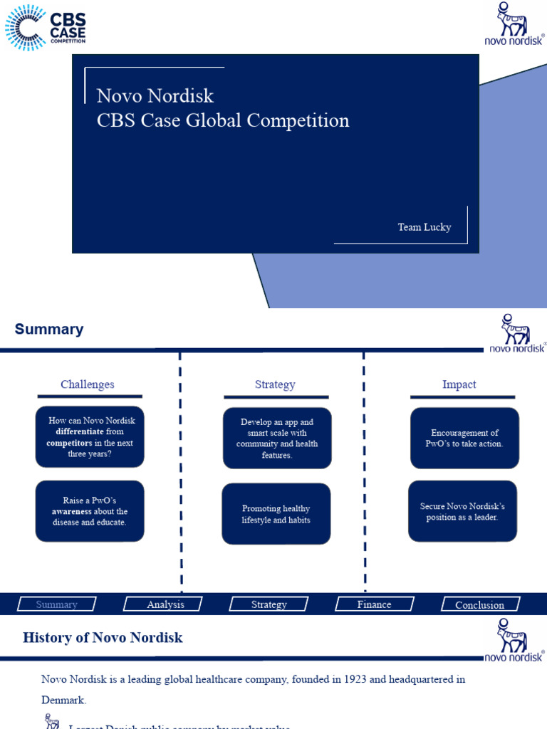 Team Lucky - CBS Case Competition | PDF | Obesity | Health Care