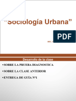 "Sociología Urbana": Plan D0