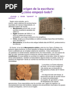 Origen de La Escritura en América | PDF | Mesoamérica | Escritura