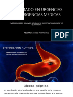 Diplomado en Urgencias y Emergencias Medicas Clase 4 Abdomen Agudo Perforativo PDF